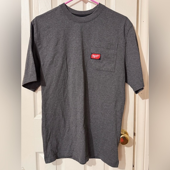 Milwaukee Other - Milwaukee Men’s Dark Gray Short-Sleeve Pocket Tee
